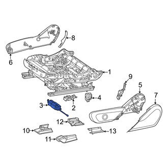 Mercedes-Benz OE - Front Seat Motor