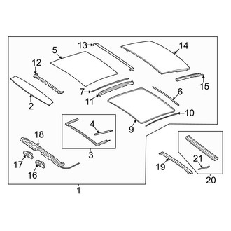 Mercedes-Benz OE - Roof - Sunroof (Front)