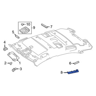 Mercedes-Benz OE - Left Courtesy Light Bracket