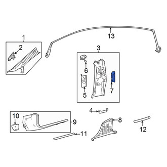 Mercedes-Benz OE - Console Air Vent