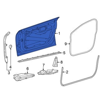 Mercedes-Benz OE - Front Left Door Shell