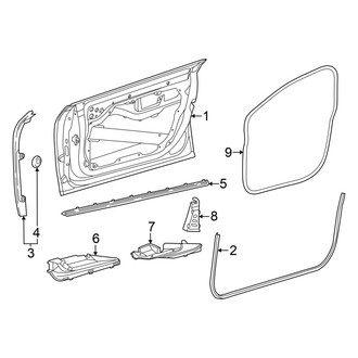 Mercedes-Benz OE - Front Door - Door & Components