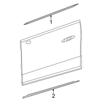 Mercedes-Benz OE - Front Door - Exterior Trim