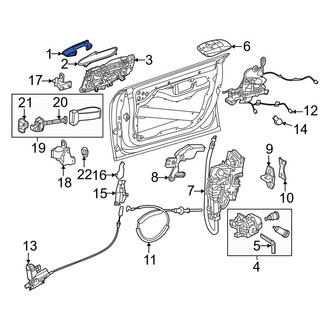 Mercedes-Benz OE - Front Left Outer Exterior Door Handle
