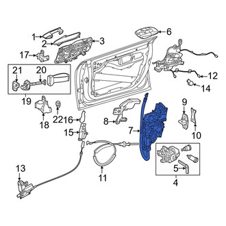 Mercedes-Benz OE - Front Right Door Latch Assembly