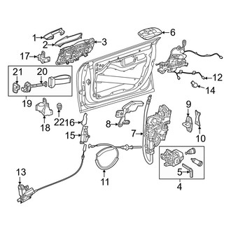 Mercedes-Benz OE - Front Door - Lock & Hardware