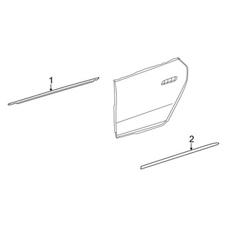 Mercedes-Benz OE - Rear Door - Exterior Trim