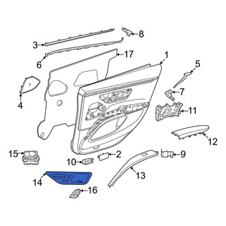 Mercedes-Benz OE - Rear Right Power Seat Switch