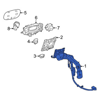 Mercedes-Benz OE - Drive Motor Battery Pack Charging Port Assembly