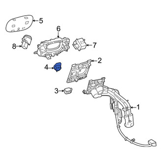 Mercedes-Benz OE - Drive Motor Battery Pack Charging Port Cover