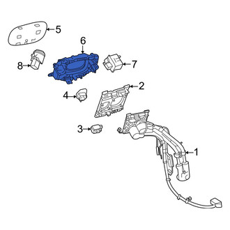 Mercedes-Benz OE - Drive Motor Battery Pack Charging Port Pocket