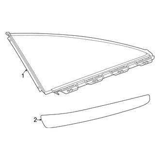 Mercedes-Benz OE - Quarter Panel - Glass