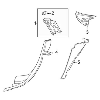 Mercedes-Benz OE - Quarter Panel - Interior Trim