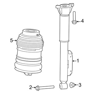 Mercedes-Benz OE - Rear Suspension - Shocks & Components
