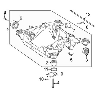 Mercedes-Benz OE - Rear Suspension - Suspension Mounting