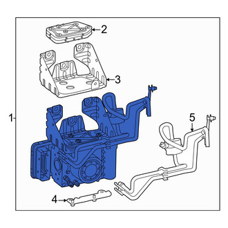 Mercedes-Benz OE - Rear Air Suspension Compressor