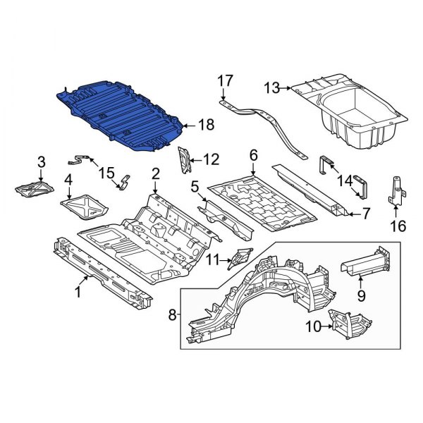 Trunk Floor Access Cover