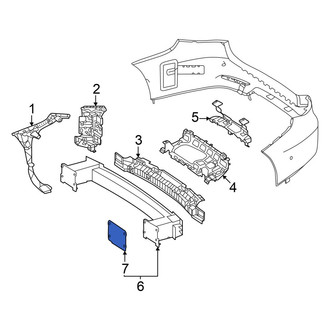 Mercedes-Benz OE - Bumper Impact Bar Gasket