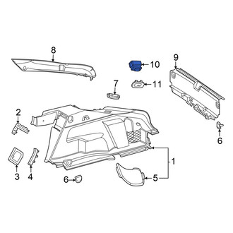 Mercedes-Benz OE - Rear Left Power Seat Switch