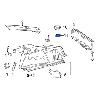 Mercedes-Benz OE - Power Seat Switch Bezel