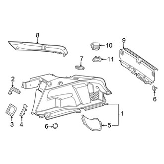 Mercedes-Benz OE - Rear Body & Floor - Interior Trim (Side and Rear Trim, With Executive Rear Seat)