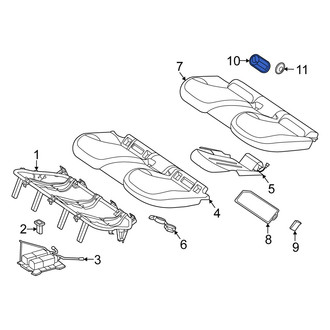 Mercedes-Benz OE - Rear Child Restraint Anchor Plate Cap