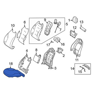 Mercedes-Benz OE - Front Right Seat Cushion Foam