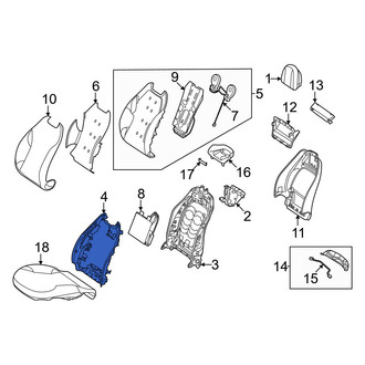 Mercedes-Benz OE - Front Left Seat Frame