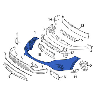 Mercedes-Benz OE - Front Bumper Cover