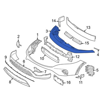 Mercedes-Benz OE - Front Radiator Support Access Cover