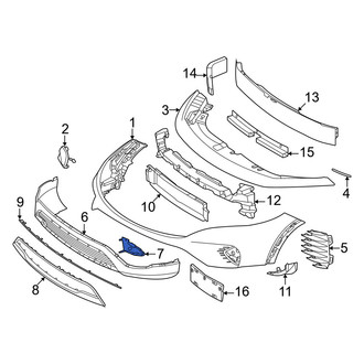 Mercedes-Benz OE - Front Left Jack Plug Cover