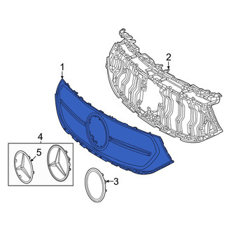 Mercedes-Benz OE - Front Upper Grille