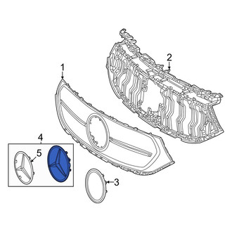 Mercedes-Benz OE - Front Grille Emblem