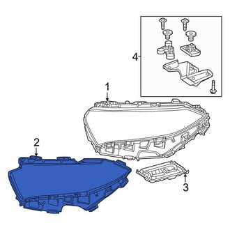 Mercedes-Benz OE - Front Left Headlight Seal