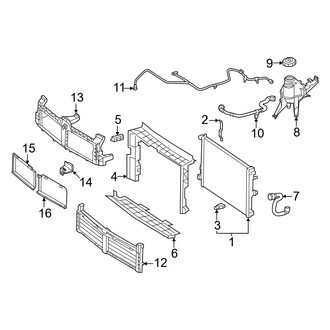 Mercedes-Benz OE - Cooling - Radiator & Components (Primary Cooling)