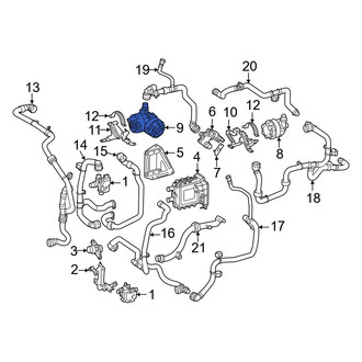 Mercedes-Benz OE - Engine Auxiliary Water Pump