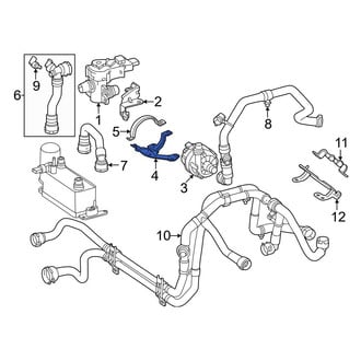 Mercedes-Benz OE - Drive Motor Inverter Cooler Water Pump Bracket