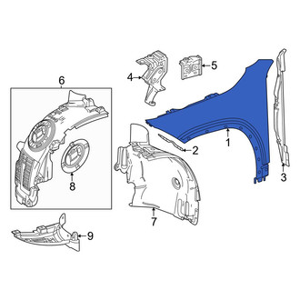 Mercedes-Benz OE - Front Left Fender