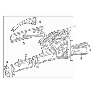 Mercedes-Benz OE - Fender - Inner Components