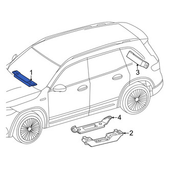 Mercedes-Benz OE - Front Keyless Entry Antenna