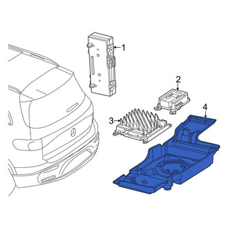 Mercedes-Benz OE - Radio Antenna Module Bracket