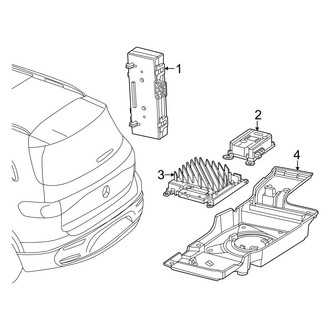 Mercedes-Benz OE - Electrical Components (Control Modules, Rear Compartment)