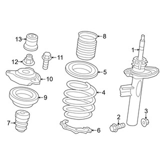 Mercedes-Benz OE - Front Suspension - Struts & Components