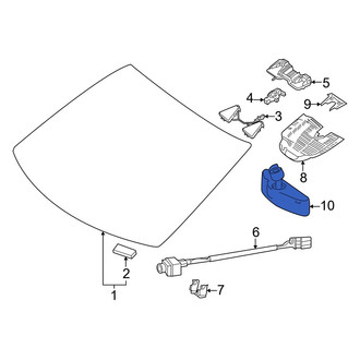 Mercedes-Benz OE - Front Interior Rear View Mirror