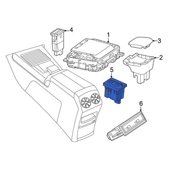 Mercedes-Benz OE - Center 12 Volt Accessory Power Outlet