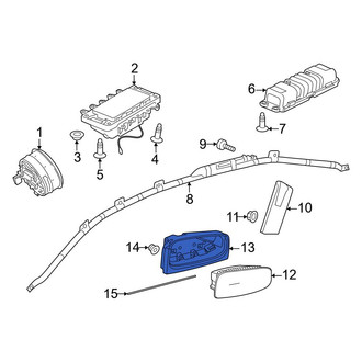 Mercedes-Benz OE - Left Seat Air Bag Bracket