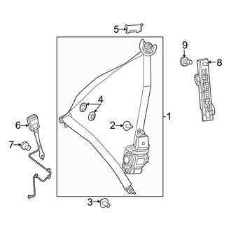 Mercedes-Benz OE - Restraint Systems - Front Seat Belts