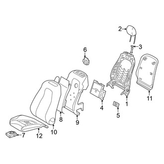 Mercedes-Benz OE - Seats & Tracks - Passenger Seat Components (Comfort Seat)