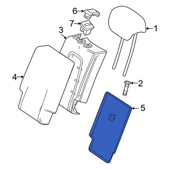 Mercedes-Benz OE - Center Right Seat Back Panel