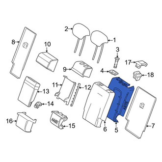 Mercedes-Benz OE - Center Left Seat Back Cushion